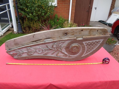 Carved wooden bow stern - wooden,