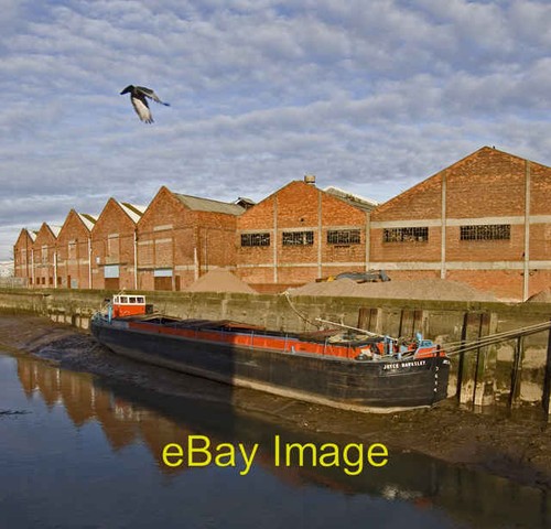 Photo 6x4 barge the river - photo,