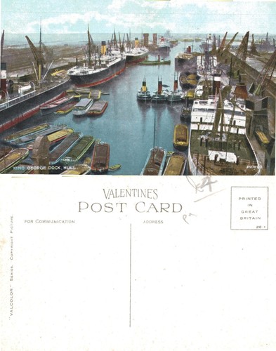 Vintage postcard king george - -,